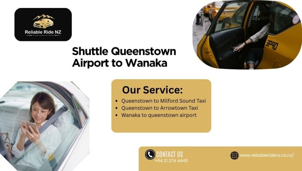 Shuttle Queenstown Airport to Wanaka
